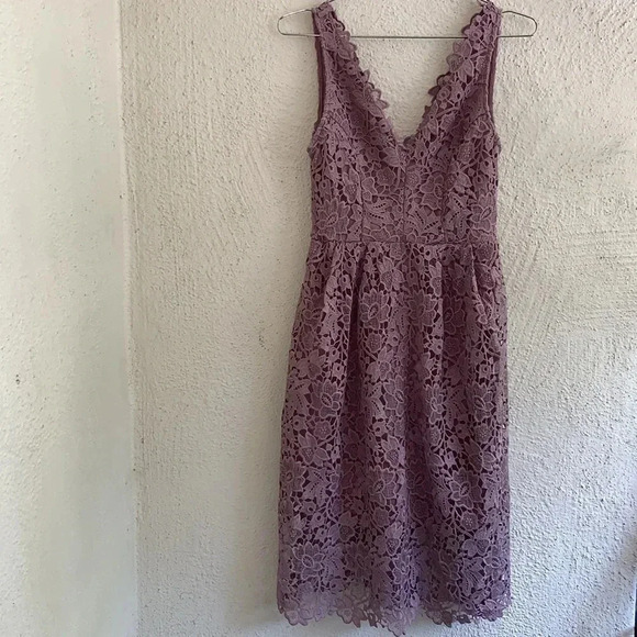 ASTR The Label Lace Midi Dress In Lilac Purple Size Small - Picture 2 of 9